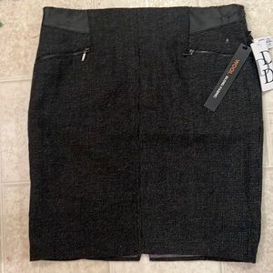 Dalia Collection Wool Blend Fabric Skirt Size 10
